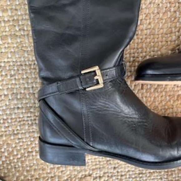Coach Leather Riding Boots Two Tone Size 6B - Picture 6 of 8
